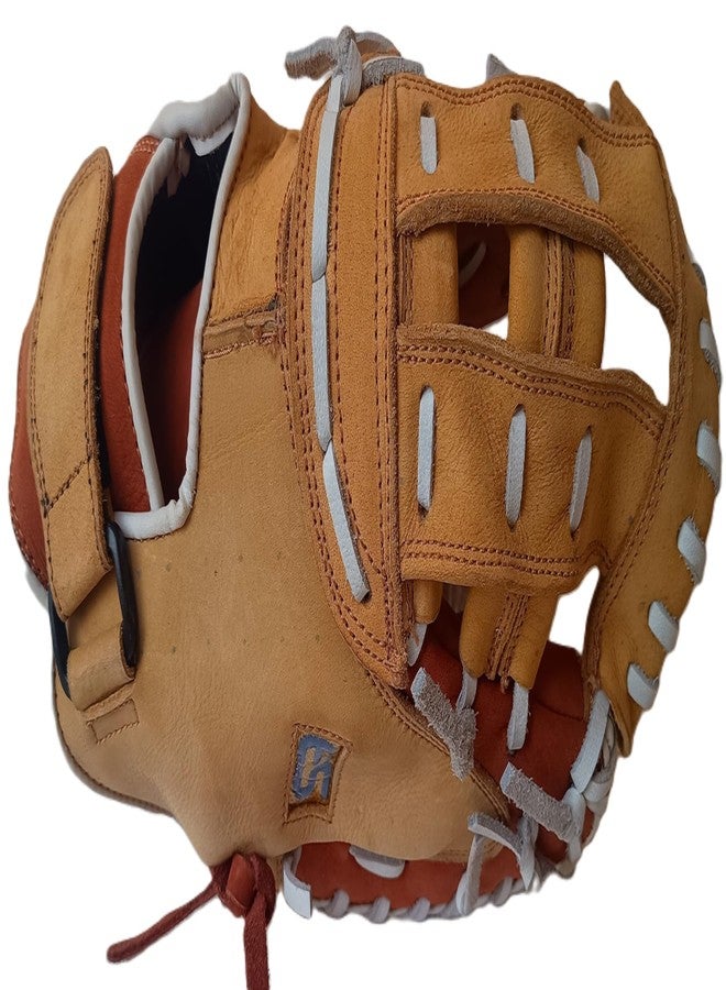 GDON Softball and Basebal Catcher Leather Left Hand Glove Mitts (T-Web) - Image 3