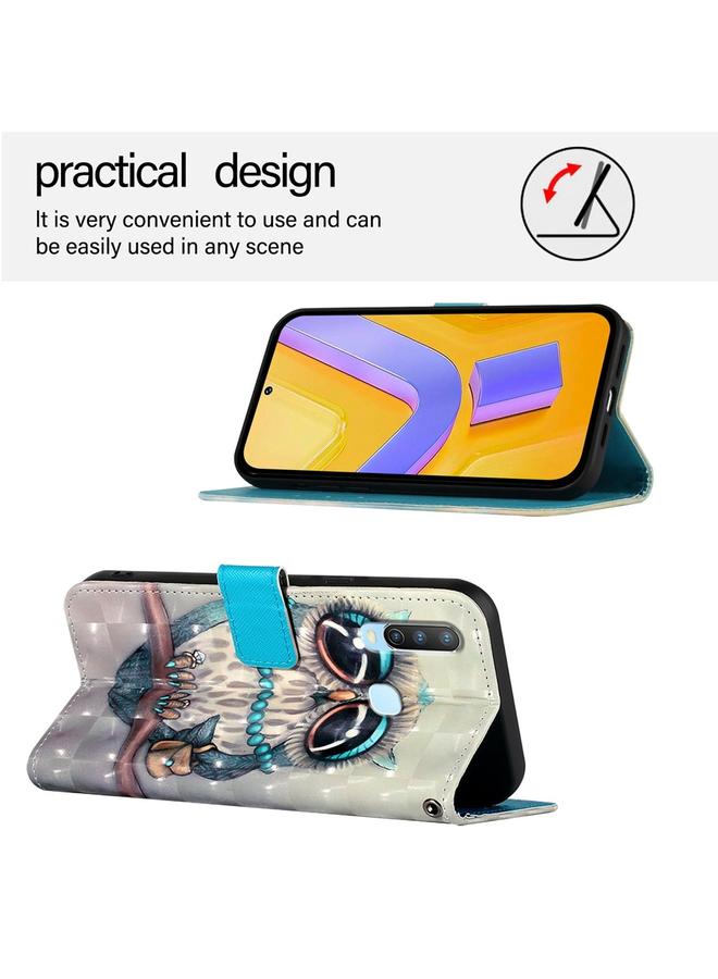 erorex Case For vivo Y17 / Y15 / Y12 / Y11 3D Painting Horizontal Flip Leather Phone Case - Image 3