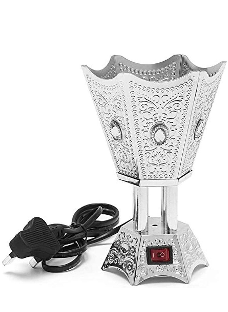 Electric Incense Burner Silver