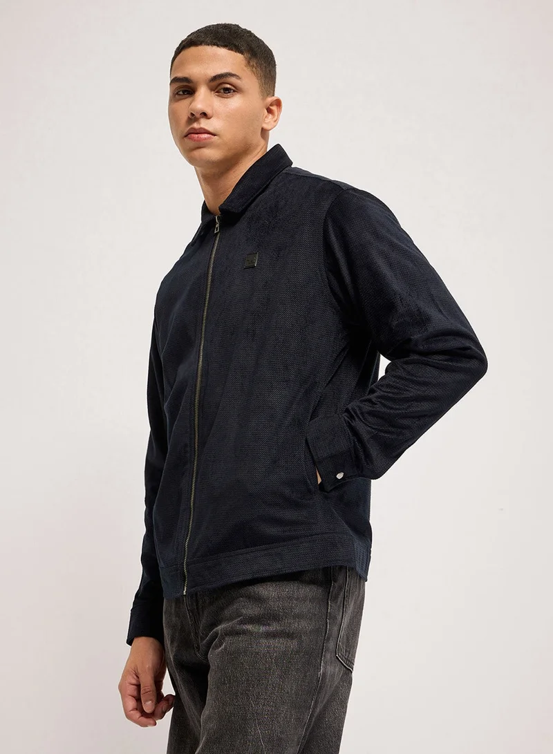 THE BEAR HOUSE Men's Lightweight Polyester Jacket with Multiple Pockets | Waterproof, Windproof, and Breathable | Casual and Outdoor Jacket for Hiking, Travel, and Everyday Wear |S to XXL|Black