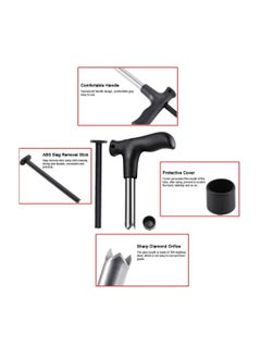 Excefore 2 Pack Coconut Opener Tool with 4 Reusable Straws and Brush, Easy & Convenient Straw Hole Maker, Food Grade Stainless Steel Opening Pouch Tap for Young Fresh Thai Hawaii Coco Water Juice  - Image 3