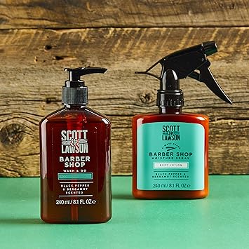 Paladone Scott and Lawson Barbershop Body Fuel Hair and Body Wash Duo and Body Lotion 240ml Paladone One Size Multicolor - Image 2