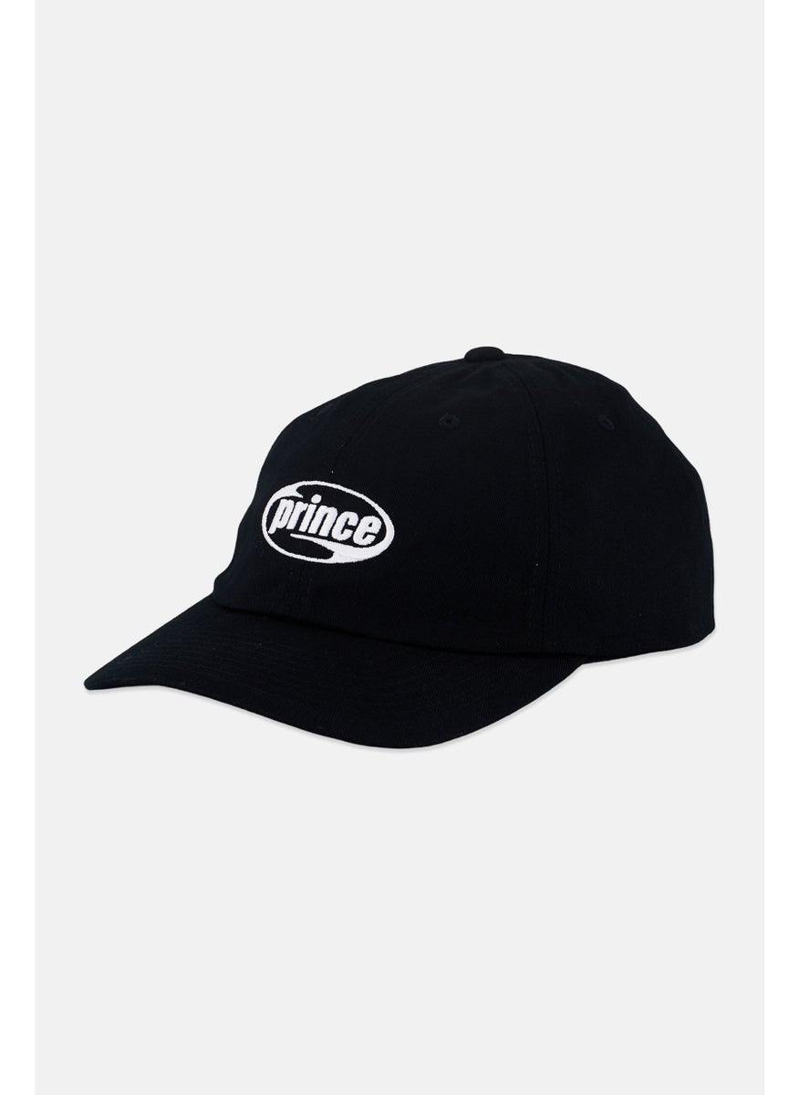 Prince Men Embroidered Logo Adjustable Cap, Black  - Image 1