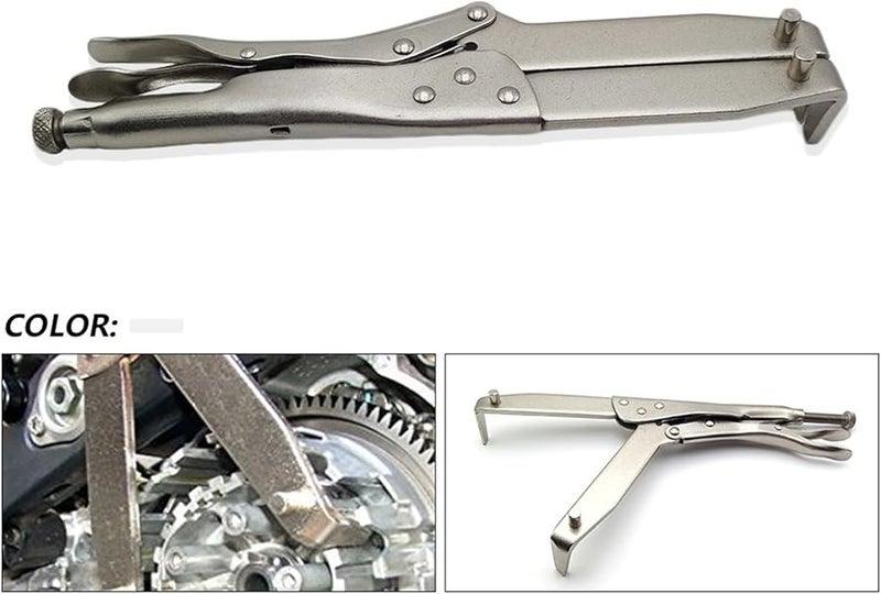 Universal Motorcycle Clutch Pliers Holding Wrench Flywheel Puller Repair Tool Set - Image 4