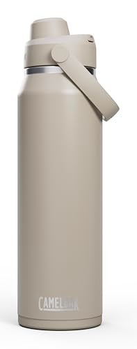CamelBak Thrive Chug Insulated Stainless Steel Water Bottle Cold Retention with High Flow Lid for Everyday Hydration and Active Use 32oz Stone - Image 1