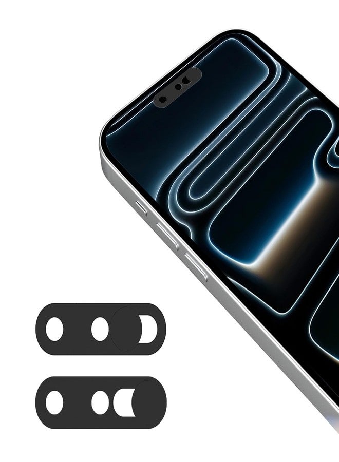EYSOFT Front Camera Cover Compatible for iPhone 17/17 Air/17 Pro/17 Pro Max,Webcam Cover Protect Privacy and Security,Not Affect Face ID,Black-Updated Version - Image 1