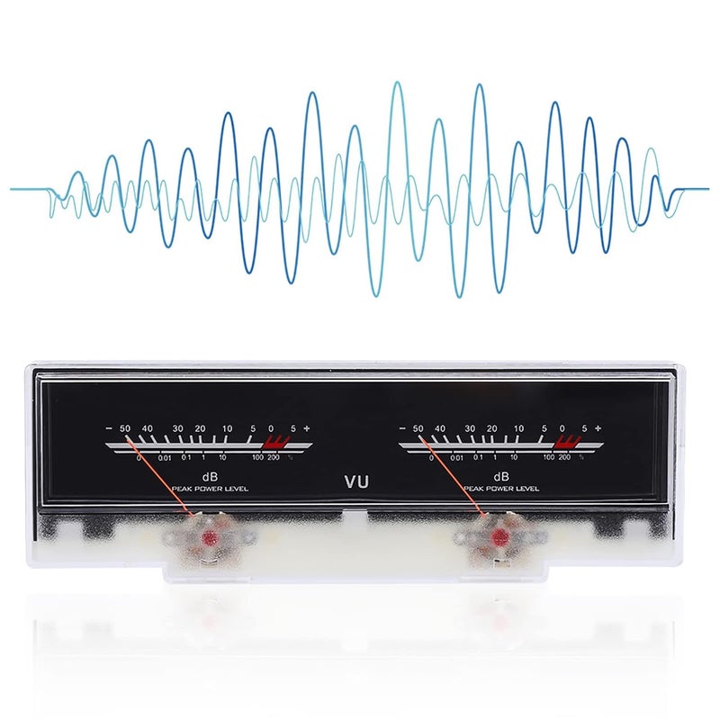P 78WTC مقياس VU مكبر صوت مقياس DB مع قرص مؤشر مضاء للخلف لتشغيل الصوت المنزلي وفي السيارات - Image 3