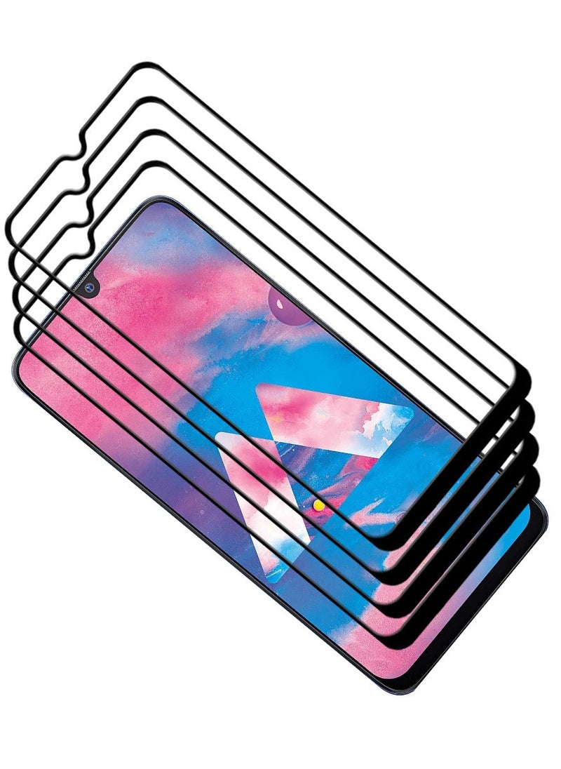 ACLIX 4 Pieces Antistatic ESD Dustproof Premium Quality High Definition Tempered Glass Screen Protector Designed For Samsung Galaxy M30 - Image 1