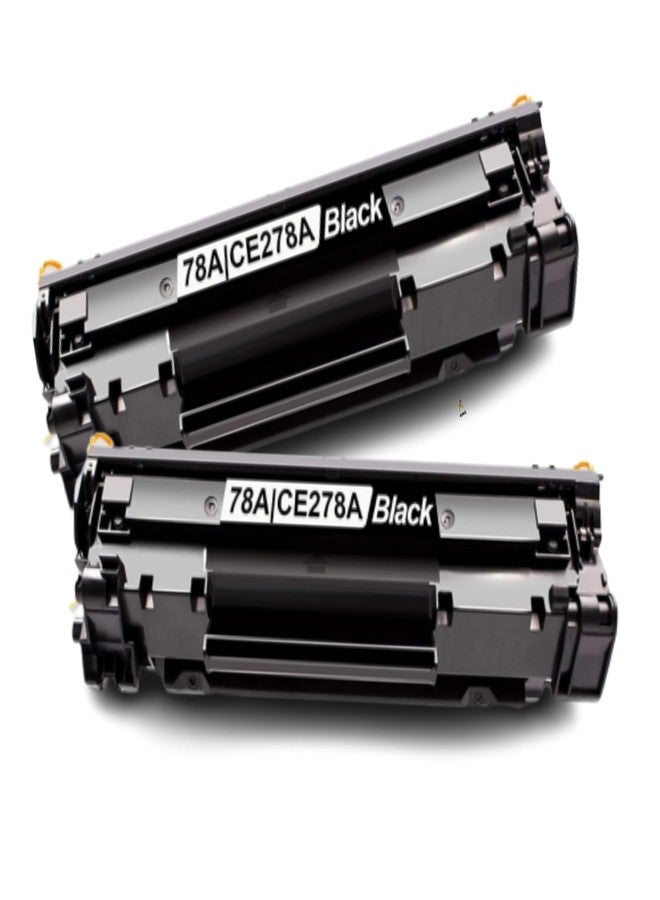 ANG Compatible Toner Cartridge Replacement for HP 78A CE278A | Black Laser Printer Toner for HP LaserJet P1560 P1566 P1606 P1606dn M1536dnf MFP Printer | Approx 2100 Page Yield Each (Pack of 2) - Image 1