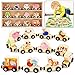 KMTJT Montessori Wooden Train Toy for 1 2 3 Years Old Toddlers 12 Magnetic Animals Train Kids Box STEM Educational Toy with Game Map 1st 2nd Birthday for Boys Girls - Image 2