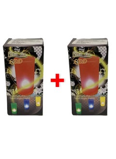 Generic 2 Pcs Colorful Color Led Flameless Night Light Surprise Candle lights up without touching  - Image 1