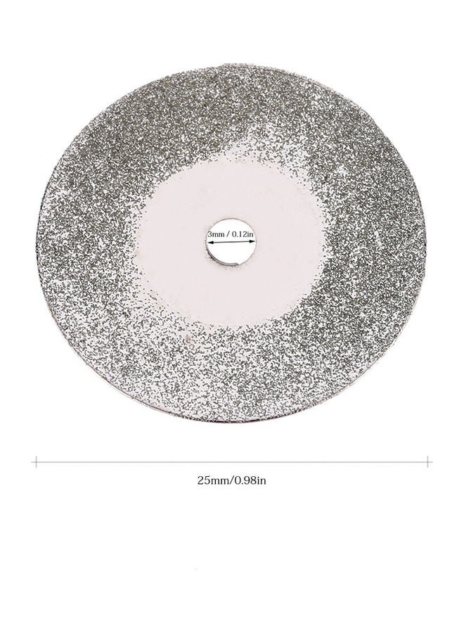10 Piece Diamond Coated Grinding Disc multicolour 11x0.5x9.5cm  - Image 3
