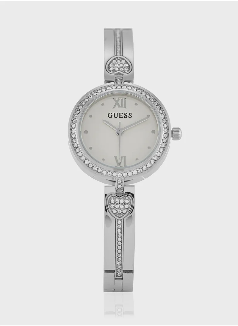 GUESS Lovey Steel Strap Analog Watch