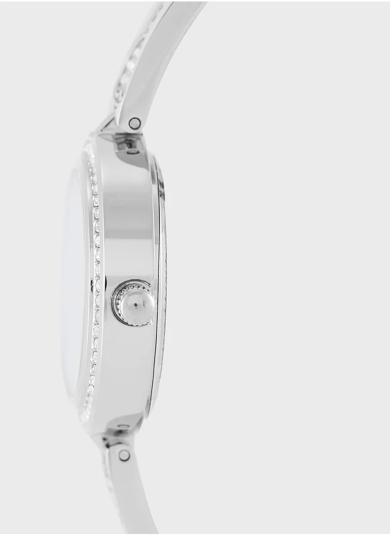 GUESS Lovey Steel Strap Analog Watch