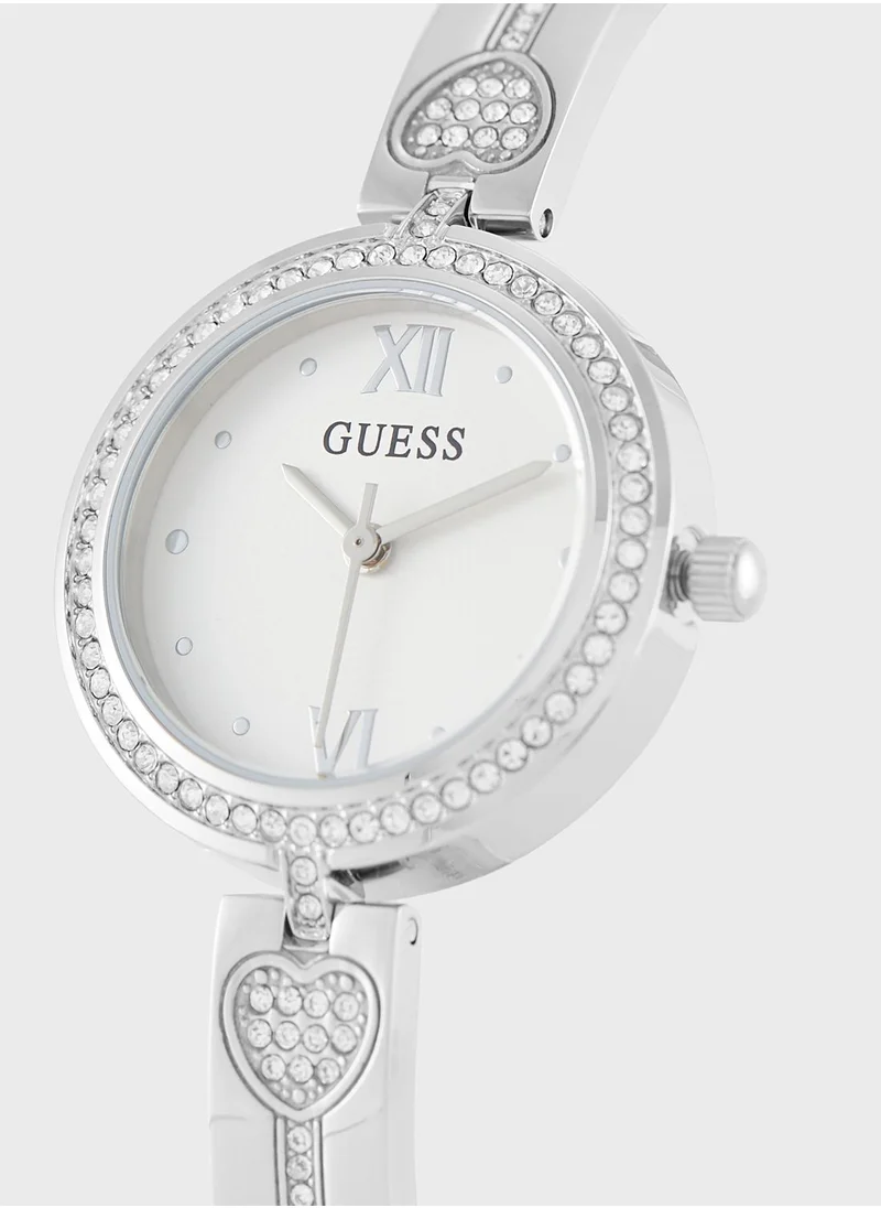 GUESS Lovey Steel Strap Analog Watch