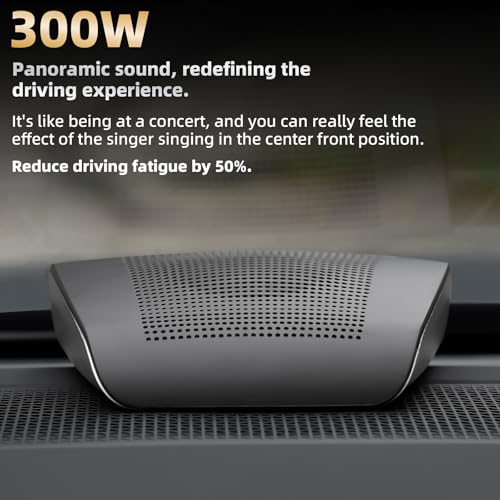 WDiYA Universal Car Center Channel Speaker - High Performance Surround Sound System, Surface Mount Mid-Dash Audio for All Vehicles, Easy No-Cut Installation, Sleek Design (Fits Trucks/SUVs/Sedans) - Image 4