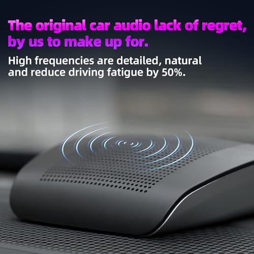 WDiYA Universal Car Center Channel Speaker - High Performance Surround Sound System, Surface Mount Mid-Dash Audio for All Vehicles, Easy No-Cut Installation, Sleek Design (Fits Trucks/SUVs/Sedans) - Image 3