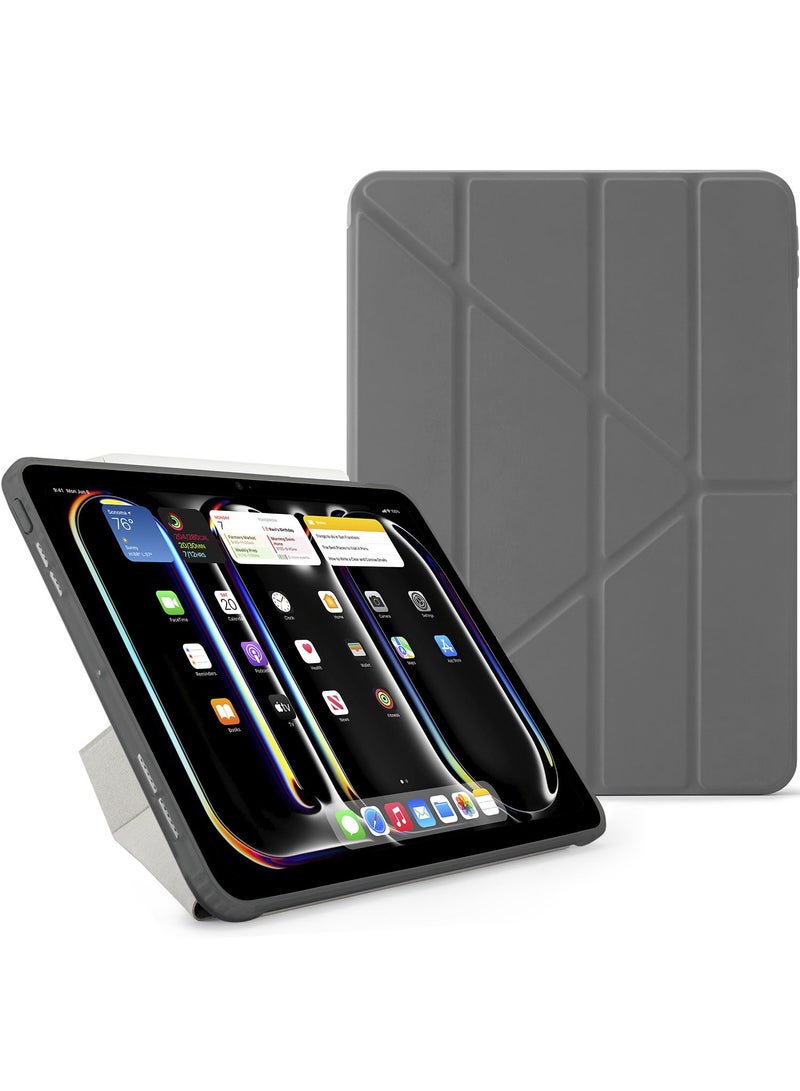 Pipetto Origami No1 for Apple iPad Pro 13 inch Case (2024) M4 Smart Cover with 5 in 1 Stand - Grey - Image 1