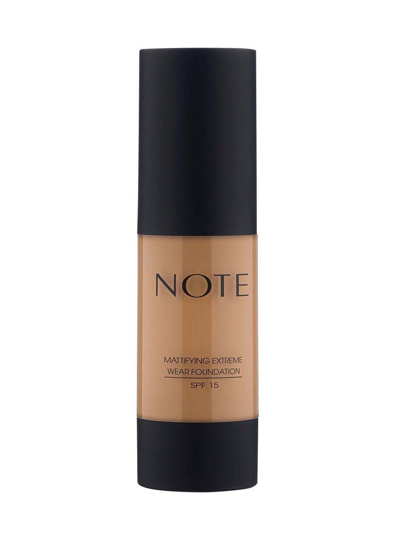 Note Mattifying Extreme Wear Foundation 102 - Warm Almond - Image 1