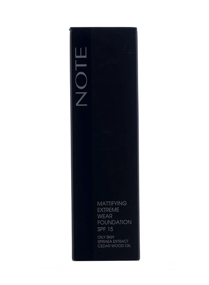 Note Note Mattifying Extreme Wear Foundation 102 - Warm Almond