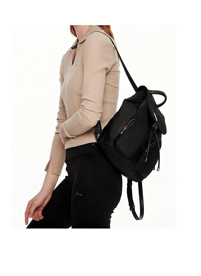 GUESS GUESS Travel Backpack Fashion Schoolbag Black  - Image 4