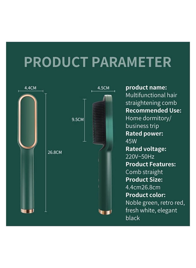 Hair Straightener Brush Hair Straightening Iron with Built-in Comb, 20s Fast Heating 5 Gears Settings Anti-Scald Perfect for Professional Salon at Hom - Image 3