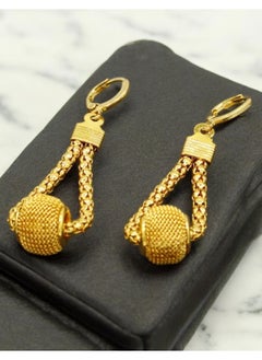 GOLDMAX Elegant 21k Gold Plated Drop Earrings For Women  - Image 3