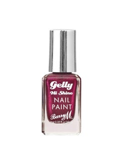 Barry M Gelly Hi Shine Nail Paint Beetroot 