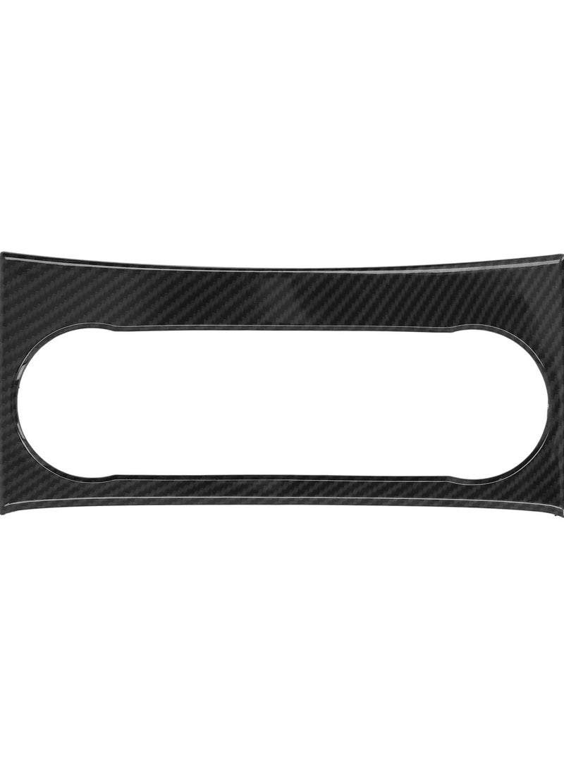 GGOOT Air Condition Panel Frame Fit for Benz C Class W204 2011-2015, Center Console Air Condition Switch Panel Frame Cover Carbon Fiber Style Replacement - Image 1