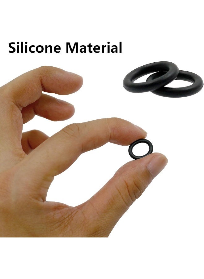 Kyuionty 50Pieces Silicone Power Pressure Washer O-Rings For 1/4 Inch M22 Quick Connect Coupler (Black)  - Image 3