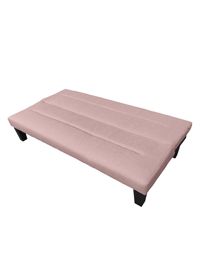 In-House Asil | 3-Seater Sofabed 2 In 1 Upholstered In Velvet 28x182x108 cm - Light Pink - Image 3