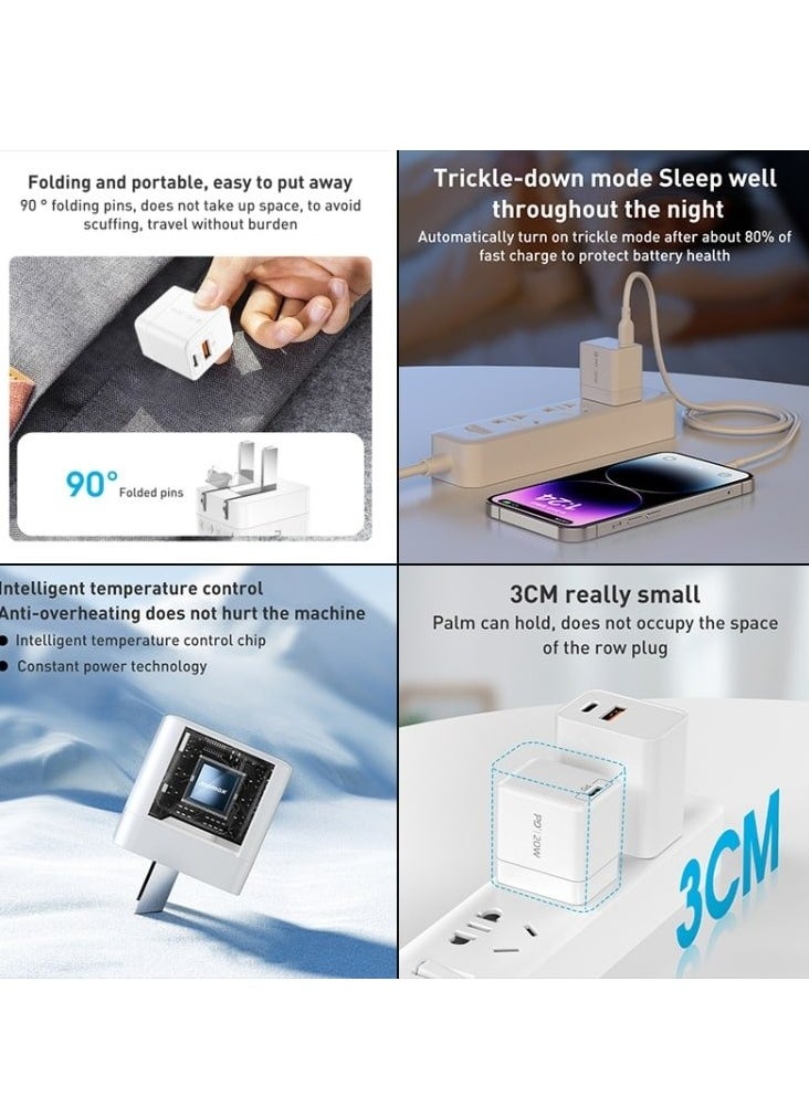 شاحن MOMAX UM26CN ONEPLUG 30W GaN Mini USB-C سريع