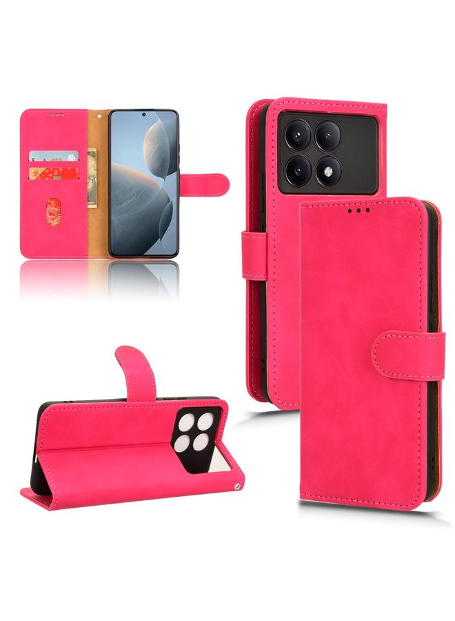 The Bros Case For Xiaomi Redmi K70 / K70 Pro Skin Feel Magnetic Flip Leather Phone Case
