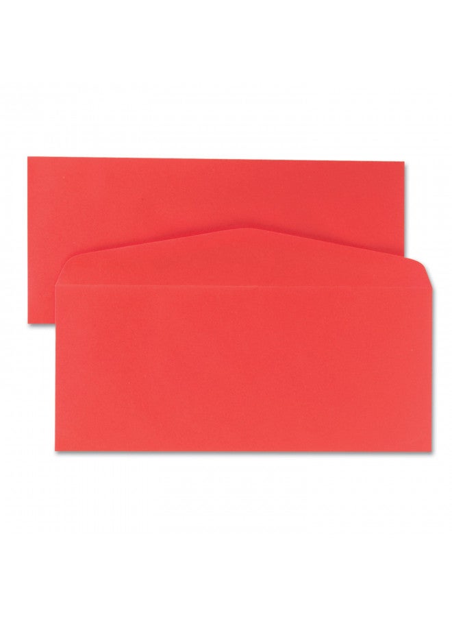 Quality Park Colored Envelope, Traditional, #10, Red, 25 per Pack (11134) - Image 4