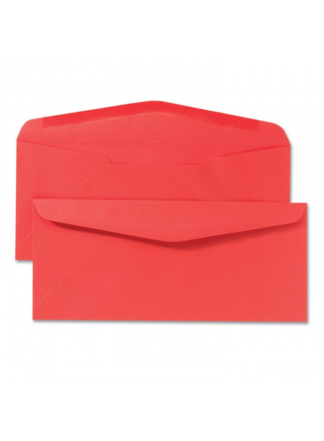 Quality Park Colored Envelope, Traditional, #10, Red, 25 per Pack (11134) - Image 5