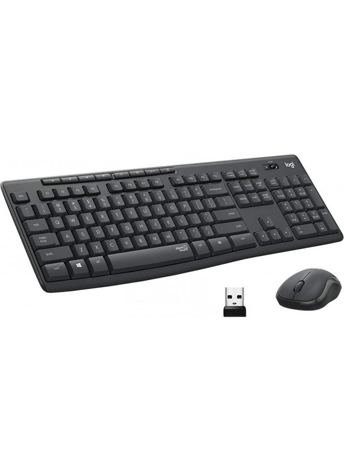 Bernami - BYR002 Logitech MK295 Q Tr Black Wireless Keyboard+Mouse Set [efsngrck] - Image 1