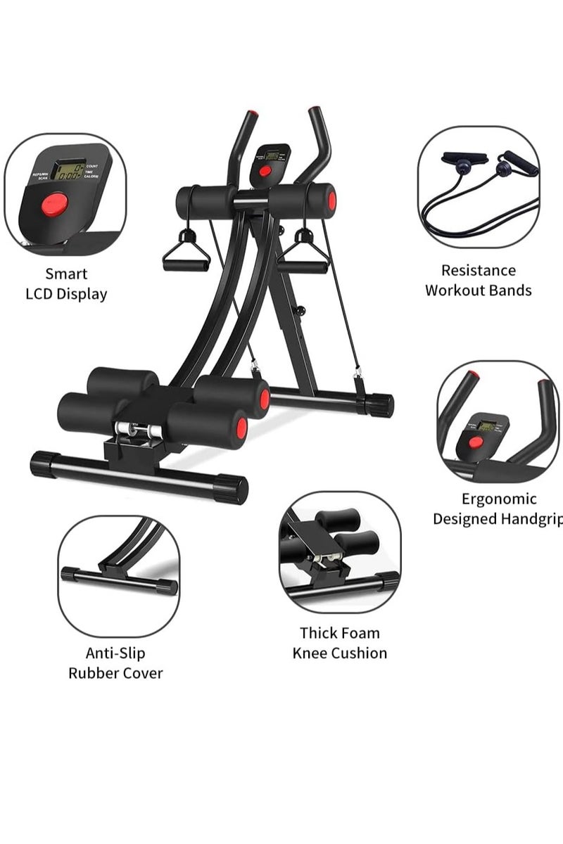 Arabest آلة تمرين البطن والعضلات الأساسية - جهاز تمرين البطن القابل للطي - معدات لياقة بدنية لتدريب القوة في المنزل - Image 2