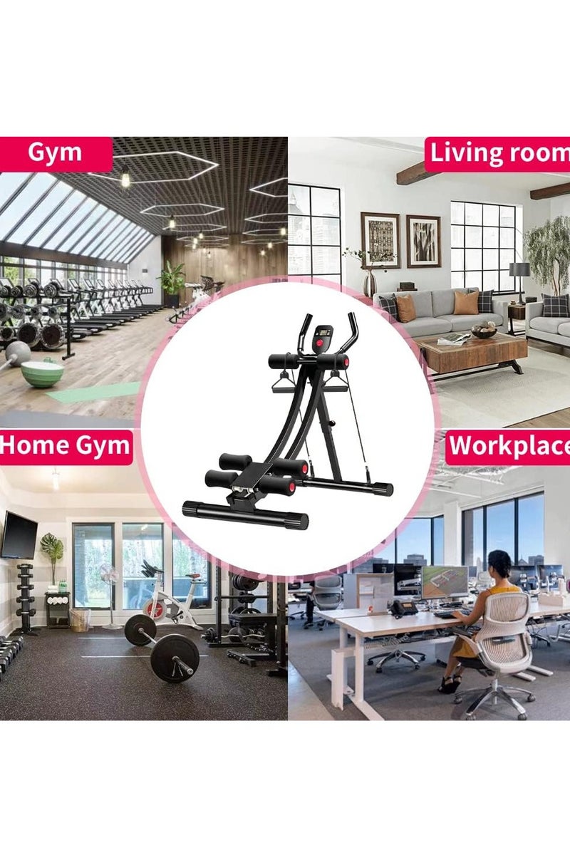 Arabest آلة تمرين البطن والعضلات الأساسية - جهاز تمرين البطن القابل للطي - معدات لياقة بدنية لتدريب القوة في المنزل - Image 4