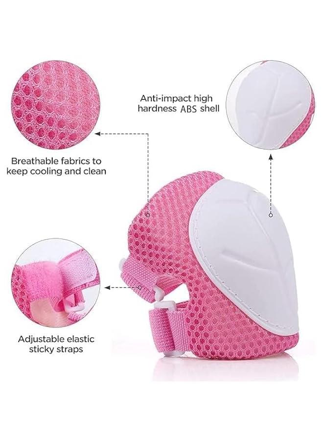 TRASSLE Kids Protective Gear Set, Kids Adjustable Skateboard Helmet Suitable for Ages 9-15 Years Toddler Boys Girls, Kids Knee Pads and Elbow Pads Set for Bicycle Skateboard Scooter - Image 2