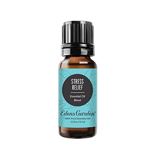 Edens Garden Stress Relief Essential Oil Blend- 100% Pure Premium Grade, Undiluted, Natural, Therapeutic, Aromatherapy, The Best for Diffusing, Skin, Candle, Humidifiers 10 ml (.33 fl oz) - Image 1