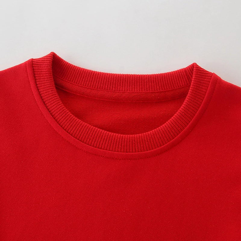 Joctoh Toddler Boy Valentine Shirt Red Crewneck Sweatshirt Lover Boy Graphic Funny Kids Clothing Cute Sweater Top Size 6 7 - Image 4
