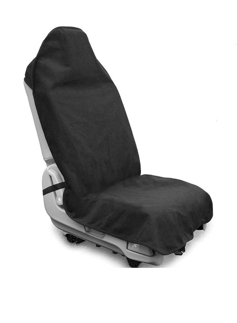 general Waterproof Sweat Towel Car Seat Cover for Post Gym Workout, Running, Swimming, Beach and Hiking, Universal Fit Anti-Slip Bucket Seat Protector for Cars, SUVs and Trucks, Machine Washable - Image 1