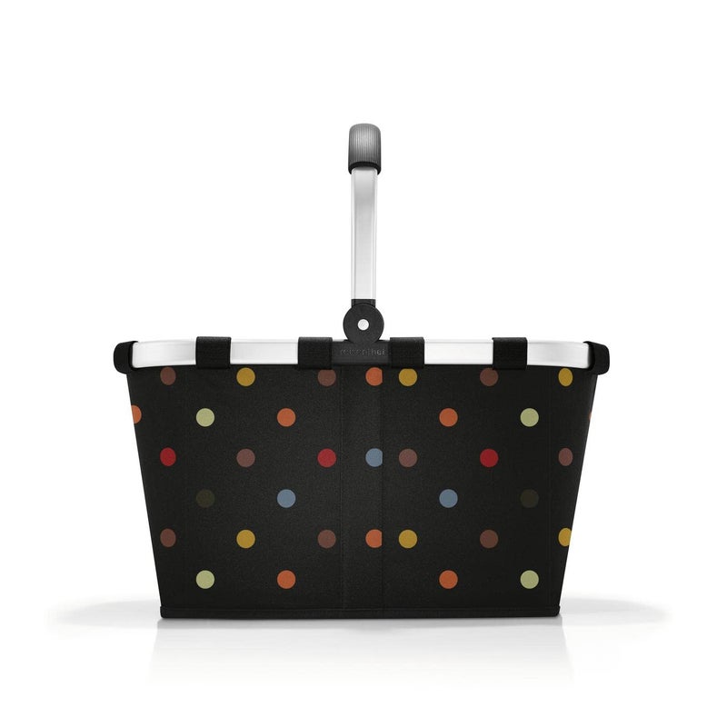 Reisenthel reisenthel carrybag dots  Sturdy shopping basket with plenty of storage space and practical inner pocket  Elegant and waterrepellent design 
