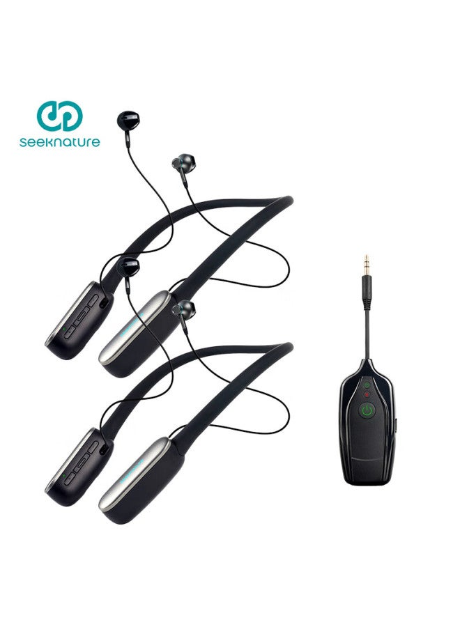 Seeknature Wh60 Dual Wireless Monitoring Headset Bluetooth Headphones, Anchor Ear Return, Performance Outdoor Gaming, Stereo Neckband Headphones - Image 1