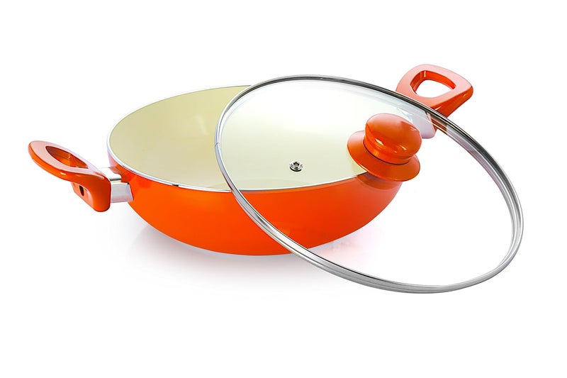 Nirlon 4 Layer Coated NonStick Induction Based Ceramic Cooking Item Gift Set