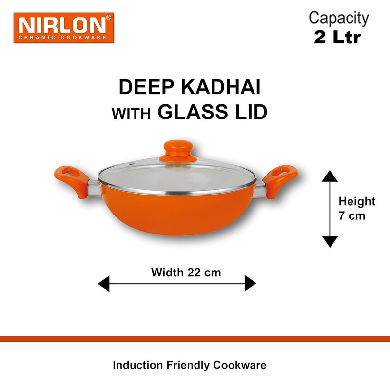 Nirlon 4 Layer Coated NonStick Induction Based Ceramic Cooking Item Gift Set