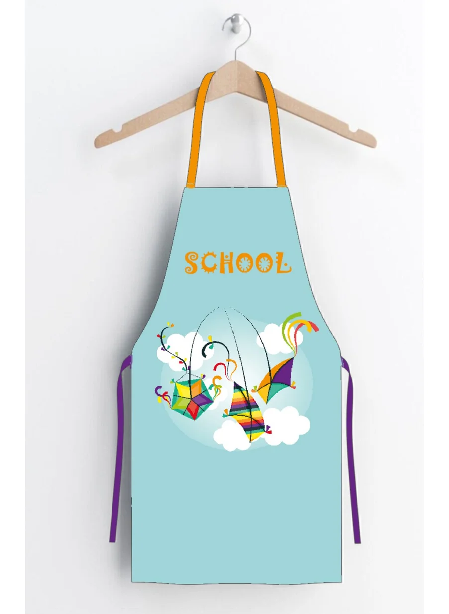 Ays Home Kite Pattern Kindergarten Children's Activity Apron Kite Pattern Kindergarten Children's Activity Apron