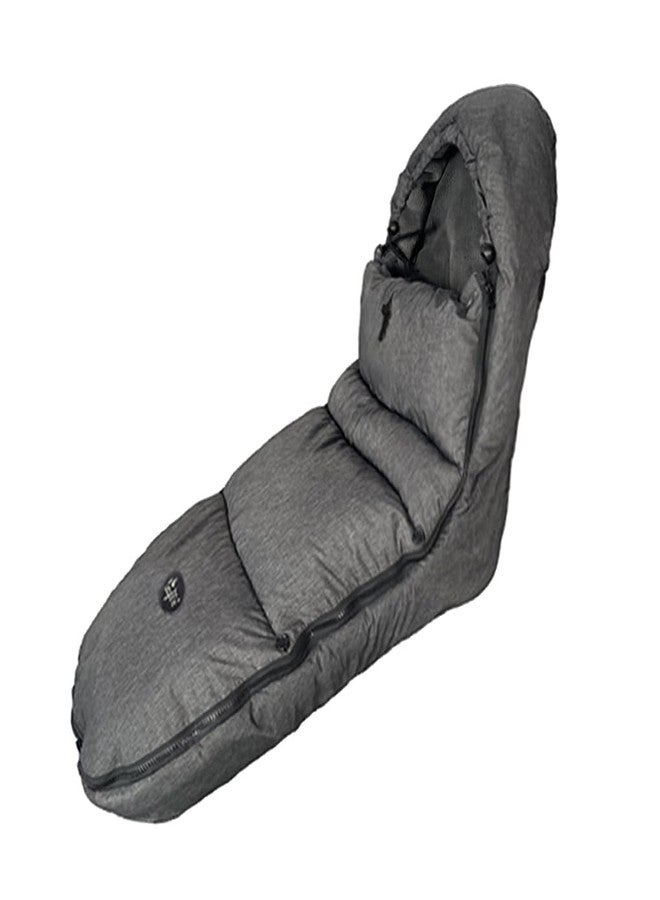 CozyMe Stroller Footmuff, Stroller Blanket with Hoodie for Toddler Winter Stroller Cover, Stroller Bunting Bag with Fleece Lined Front Height Adjustable & Removable Baby Bunting Bag for 6M-4T - Image 1