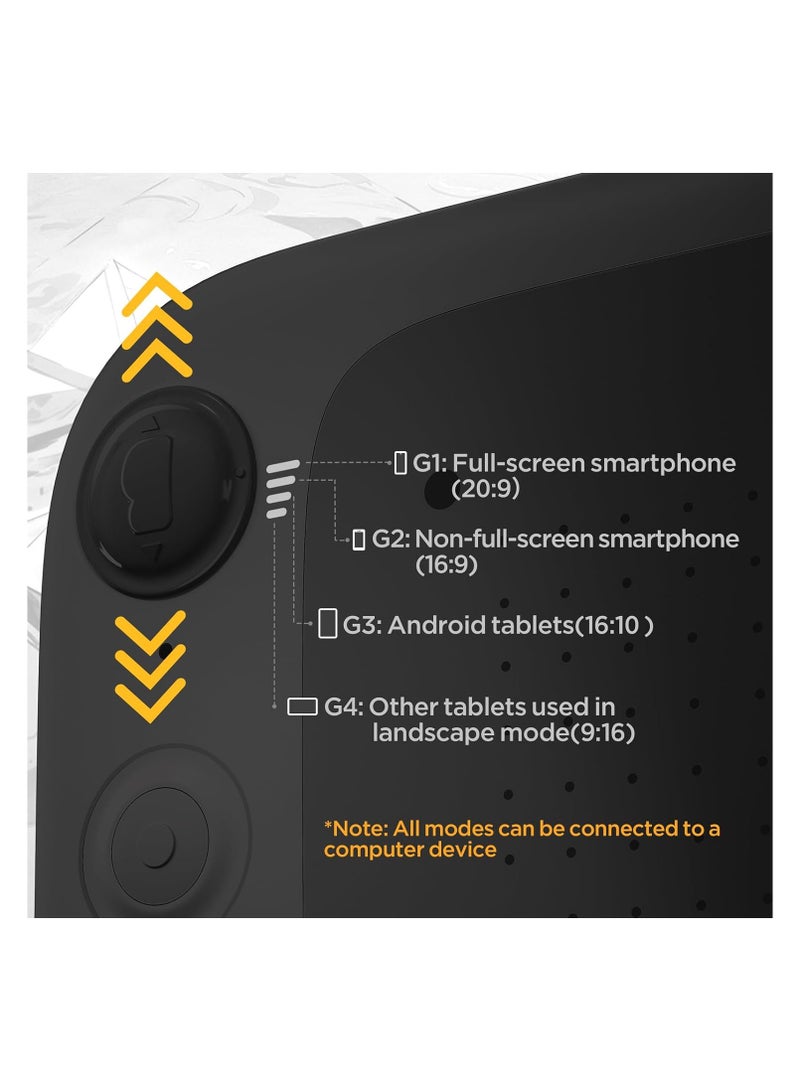 Ugee Q6 6.5x4 Inch Drawing Tablet – 6 Hot Keys, Adjustable Drawing Mode  - Image 2