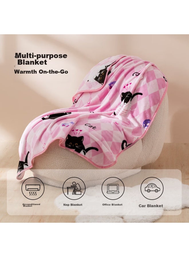 Danisa Crown Blanket, Summer Air Conditioning Towel Blanket, Summer Cool Quilt, Dormitory Office Sofa Nap Shawl Blanket, Bed Mat - Image 1